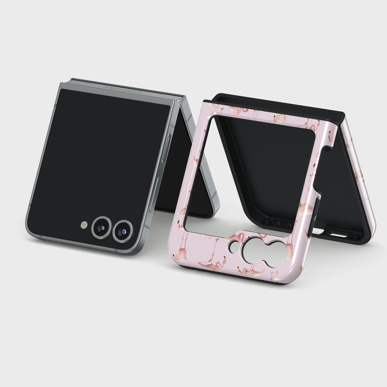 Nostalgic Pink - Flamingos Samsung Galaxy Z Flip 6 Case | BURGA