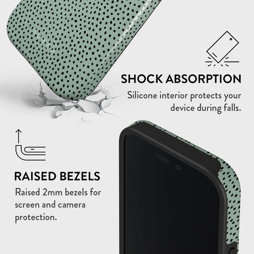Mint Gelato - Dots iPhone 16 Case