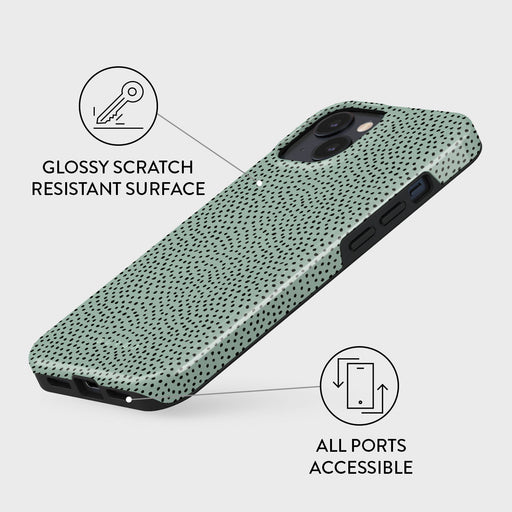 Mint Gelato - Dots iPhone 15 Case 7