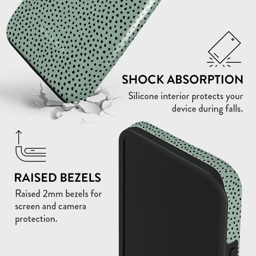 Mint Gelato - Dots iPhone 15 Case 8