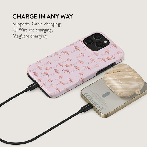 Nostalgic Pink - Flamingos Magnetic Power Bank