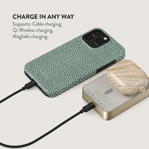 Mint Gelato - Dots Magnetic Power Bank