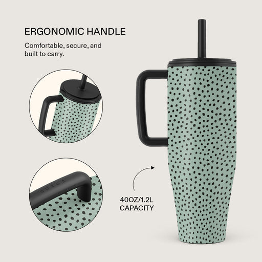 Mint Gelato - Dots All Day Leakproof Tumbler
