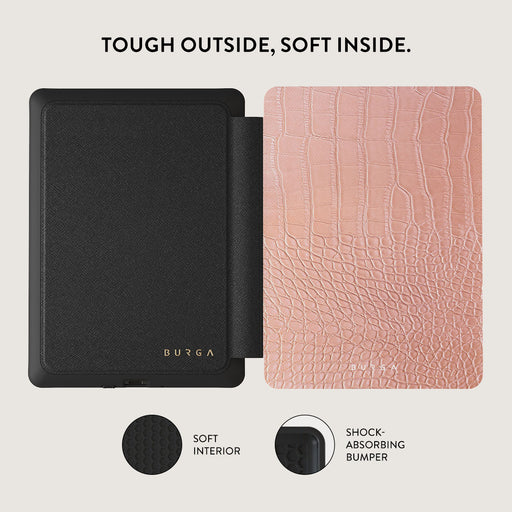 Pink Croco - Kindle Paperwhite (11th Gen) Case