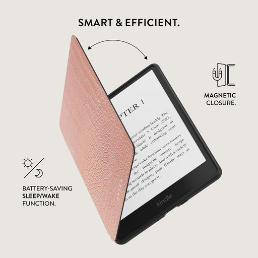 Pink Croco - Kindle Paperwhite (11th Gen) Case