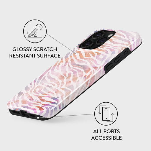 Sultry July - Zebra iPhone 15 Pro Case