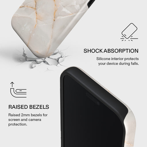 Vanilla Sand - Marble iPhone 17 Pro Max Case