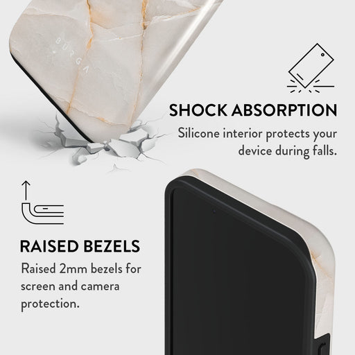 Vanilla Sand - Marble iPhone 15 Plus Case 8
