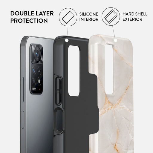 Vanilla Sand - Marble Xiaomi Redmi Note 11 Pro+ Case 2
