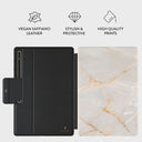 Vanilla Sand - Marble Samsung Galaxy Tab S10 Ultra Case 2