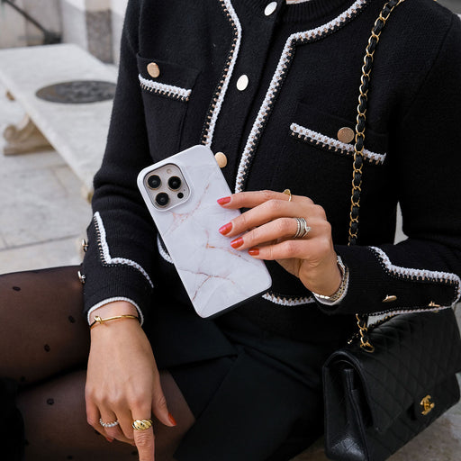 Vanilla Sand - Marble iPhone 15 Plus Case 27