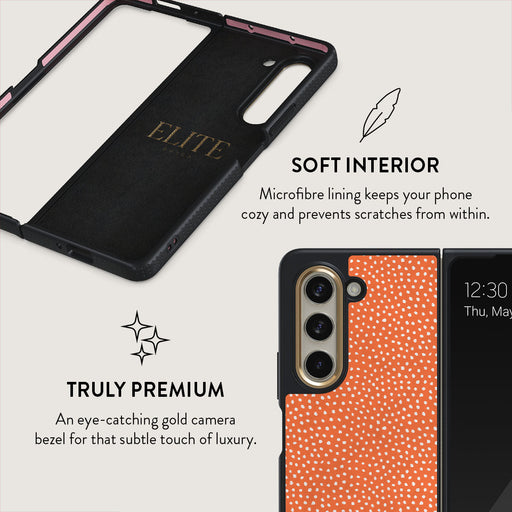 Vintage Edition - Spots Samsung Galaxy Z Fold 5 Case 6