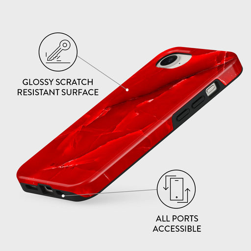 Wild Blaze - Red iPhone 16e Case 3