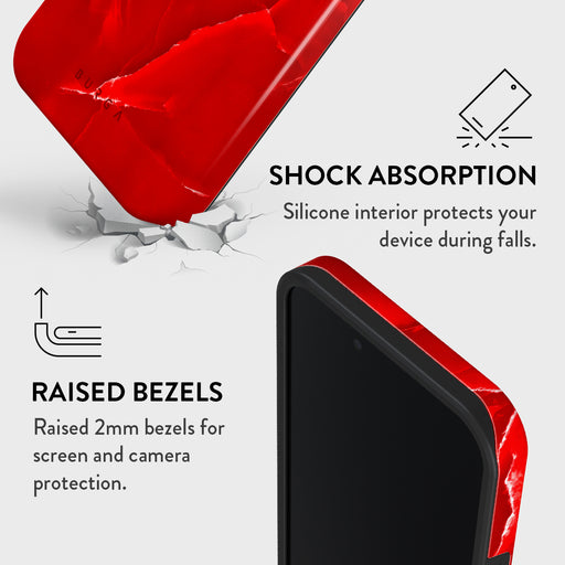 Wild Blaze - Red iPhone 16e Case 4