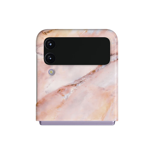 Morning Sunshine - Pastel Marble Samsung Galaxy Z Flip 4 Case 1