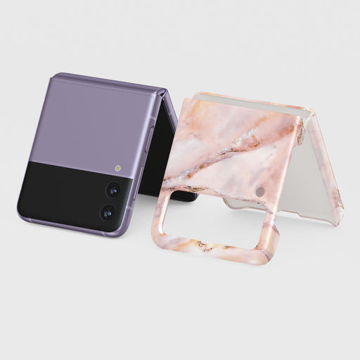 Morning Sunshine - Pastel Marble Samsung Galaxy Z Flip 4 Case 5
