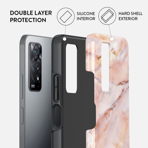 Morning Sunshine - Pastel Marble Xiaomi Redmi Note 11 Pro Case 2