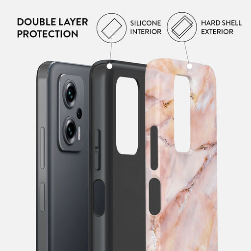 Morning Sunshine - Pastel Marble Xiaomi Redmi Note 11T Pro / 11T Pro+ Case 2