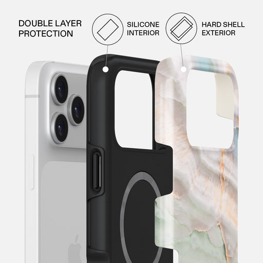 Pastel Hues - Colorful Marble iPhone 17 Pro Max Case