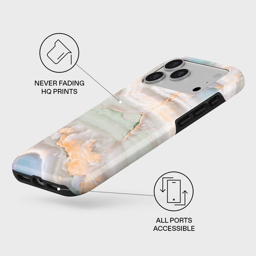 Pastel Hues - Colorful Marble iPhone 17 Pro Max Case