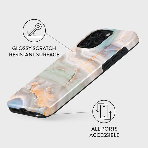 Pastel Hues - Colorful Marble iPhone 15 Pro Max Case