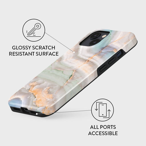 Pastel Hues - Colorful Marble iPhone 15 Plus Case 7
