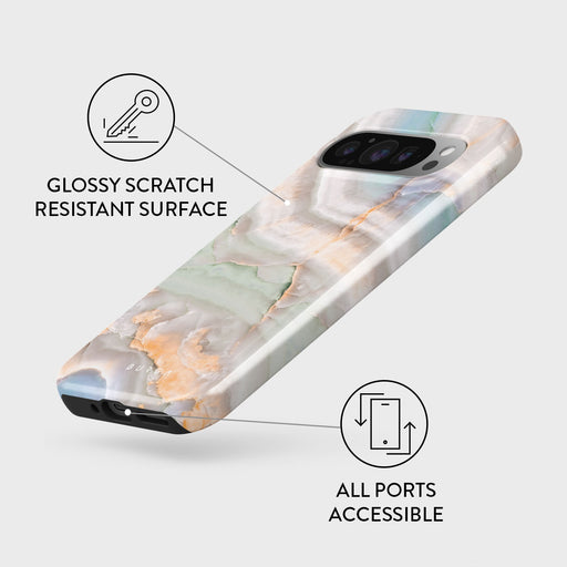 Pastel Hues - Colorful Marble Google Pixel 9 Pro XL Case 3