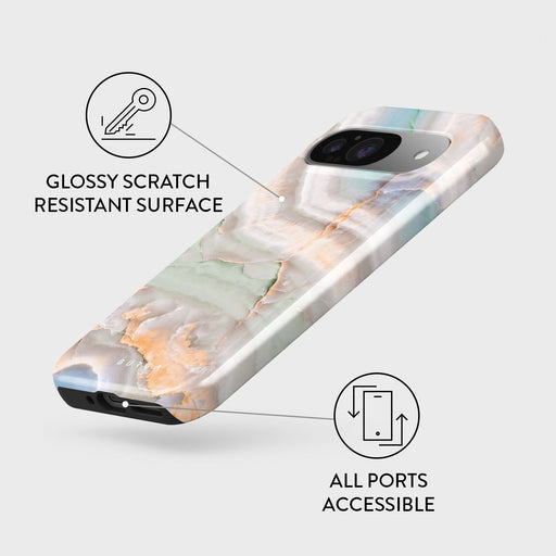Pastel Hues - Colorful Marble Google Pixel 9 Case 3