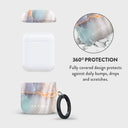 Pastel Hues - Colorful Marble AirPods Case 2