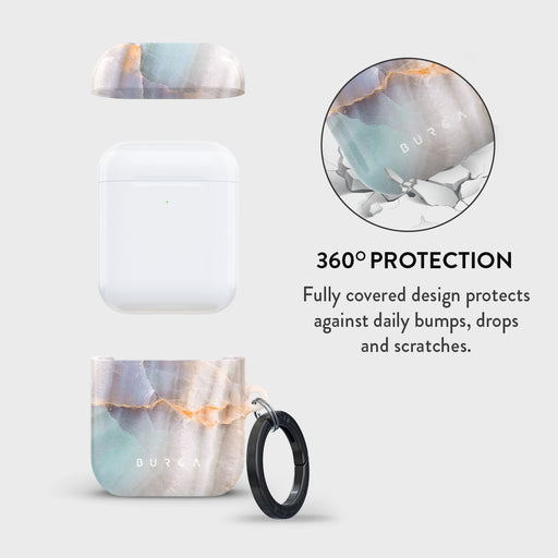 Pastel Hues - Colorful Marble AirPods Case 2