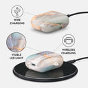 Pastel Hues - Colorful Marble AirPods Case 3