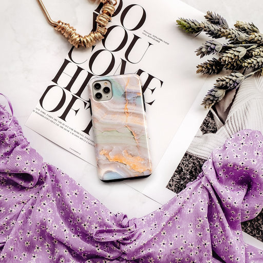 Pastel Hues - Colorful Marble iPhone 15 Plus Case 27