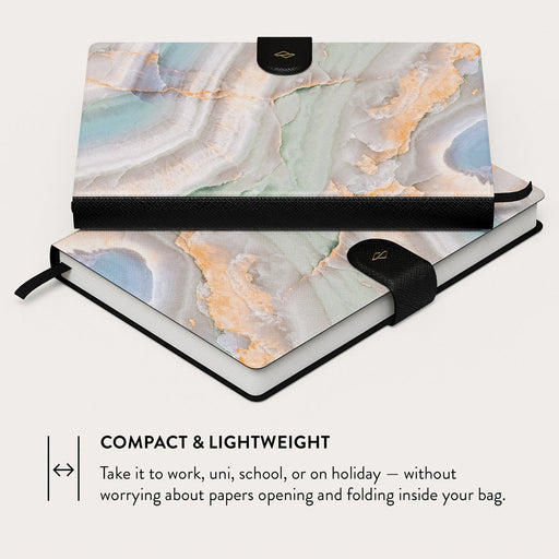 Pastel Hues - Colorful Marble Notebook 8