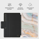 Pastel Hues - Colorful Marble Samsung Galaxy Tab S10 Ultra Case 2