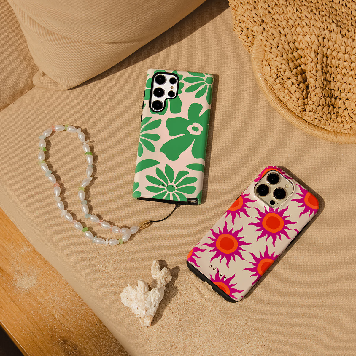 【BURGA】カスタマイズOK☆Sunset Glow〇太陽・サン柄☆機種各種 Sunset Glow - iPhone 13 Case | BURGA