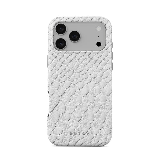 Glacial Desert - White Snakeskin iPhone 17 Pro Max Case