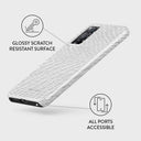 Glacial Desert - White Snakeskin Xiaomi Redmi Note 11 Pro+ Case 3