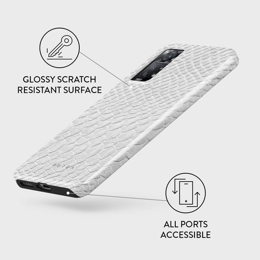 Glacial Desert - White Snakeskin Xiaomi Redmi Note 11 Pro+ Case 3