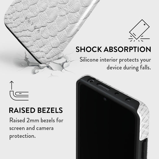 Glacial Desert - White Snakeskin Xiaomi Redmi Note 11 Pro+ Case 4