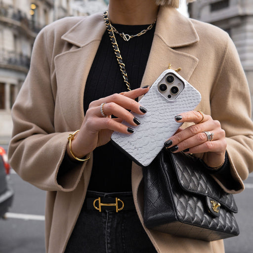Glacial Desert - White Snakeskin Google Pixel 9 Pro XL Case 5