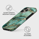 Ubud Jungle - Turquoise iPhone 16 Pro Max Case 3