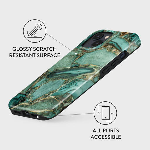 Ubud Jungle - Turquoise iPhone 15 Plus Case 7