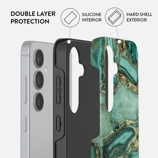 Ubud Jungle - Turquoise Samsung Galaxy S24 FE Case 2