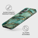 Ubud Jungle - Turquoise Samsung Galaxy S24 FE Case 3