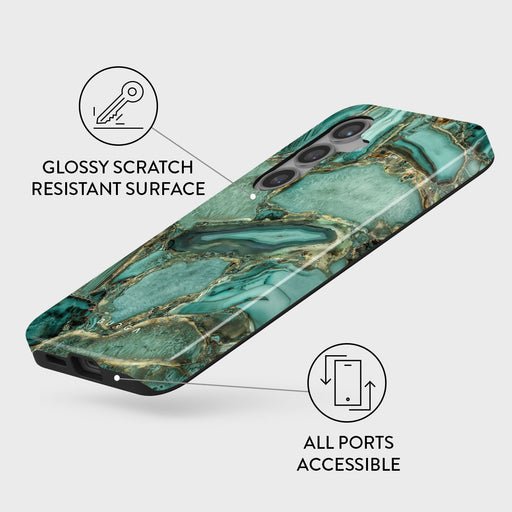 Ubud Jungle - Turquoise Samsung Galaxy S24 FE Case 3