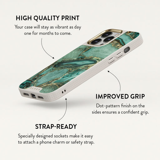 Ubud Jungle - Turquoise iPhone 14 Pro Case