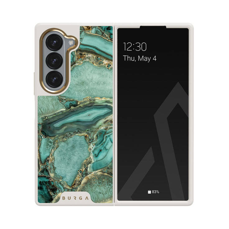 Ubud Jungle - Turquoise Samsung Galaxy Z Fold 6 Case