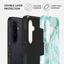 Uluwatu Waves - Teal Samsung Galaxy A26 5G Case 2