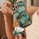 Ubud Jungle - Turquoise iPhone 15 Plus Case 26