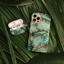 Ubud Jungle - Turquoise iPhone 15 Plus Case 27